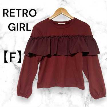 RETRO GIRL Retro Girl Frill Long Sleeve T-shirt w… - image 1