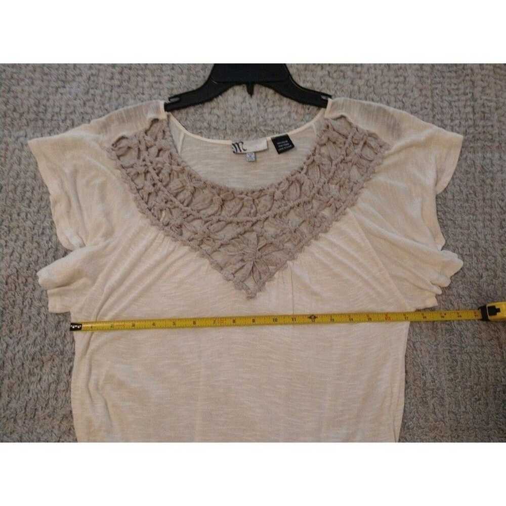 Miss me vintage y2k Boho  cream and beige flared … - image 5