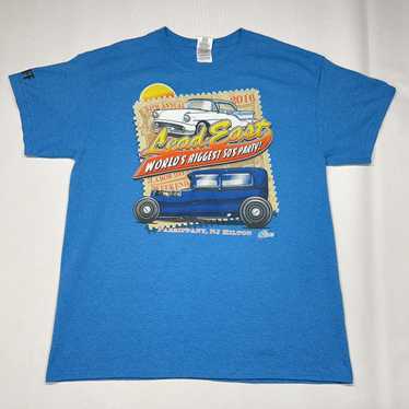 Vintage 70's Blue Hot Rod 2024 Fifty's Classic Tee