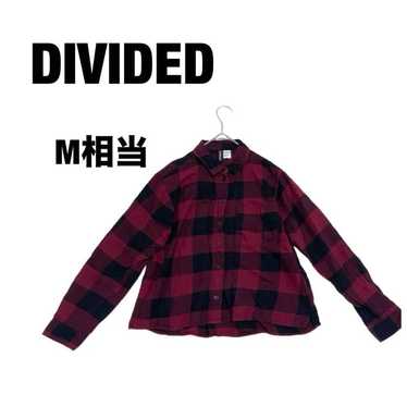 i39【DIVIDED】Long Sleeve Long Sleeve Blouse Checke… - image 1