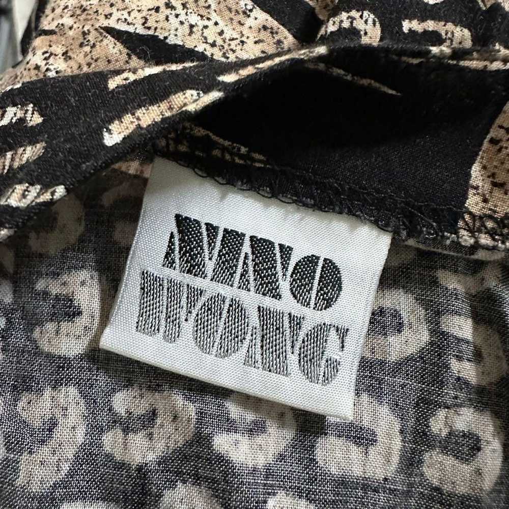 90s USA Vintage NINO WONG African Shirt Top - image 8