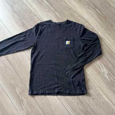 Carhartt long-sleeve T-shirt in black. - image 1