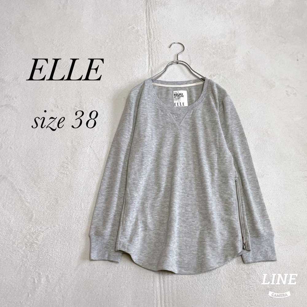 【ELLE】ELLE (38) Long Sleeve Thin Sweater Long T-S… - image 11