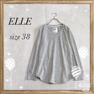 【ELLE】ELLE (38) Long Sleeve Thin Sweater Long T-S… - image 1