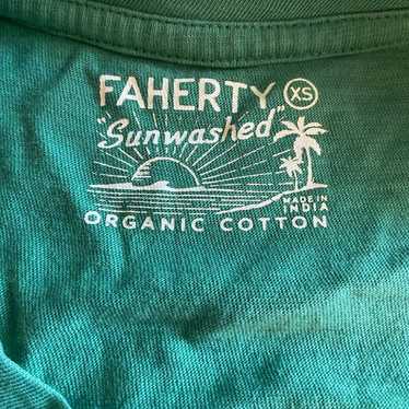 Faherty Sunwashed Organic Cotton T Shirt XS