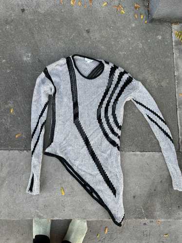 Helmut Lang Helmet Lang Asymmetrical Sweater