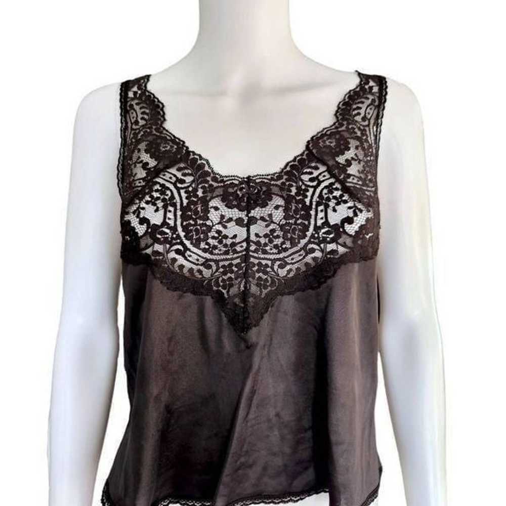 vintage goth lace cami top - image 2