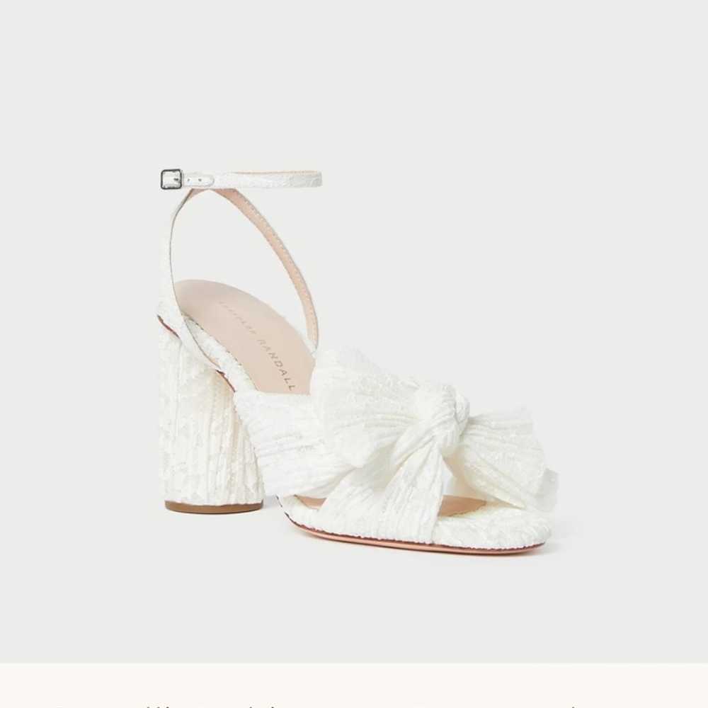 loeffler Randall White Lace Bow - image 1