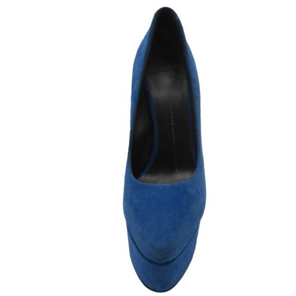 GIUSEPPE ZANOTTI suede platform pump heel size 6 - image 5