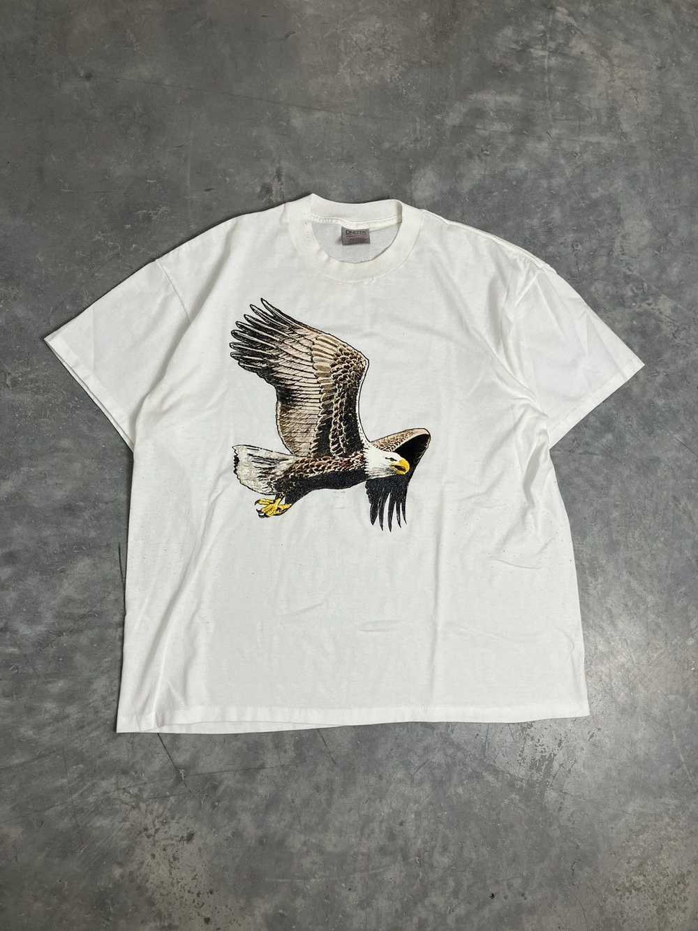 Single × Tee × Vintage Vintage 1990s Eagle Art Gr… - image 1