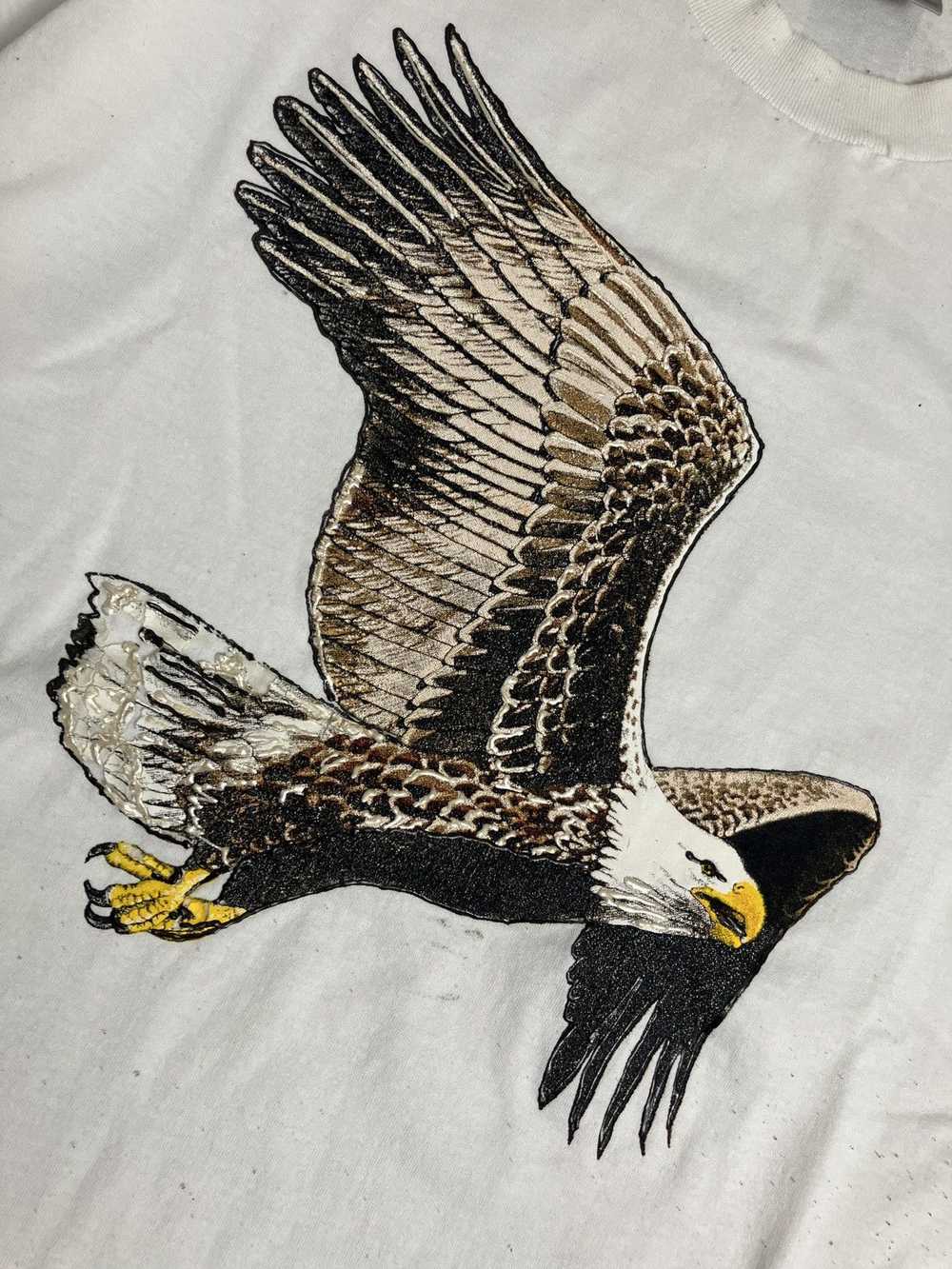 Single × Tee × Vintage Vintage 1990s Eagle Art Gr… - image 3