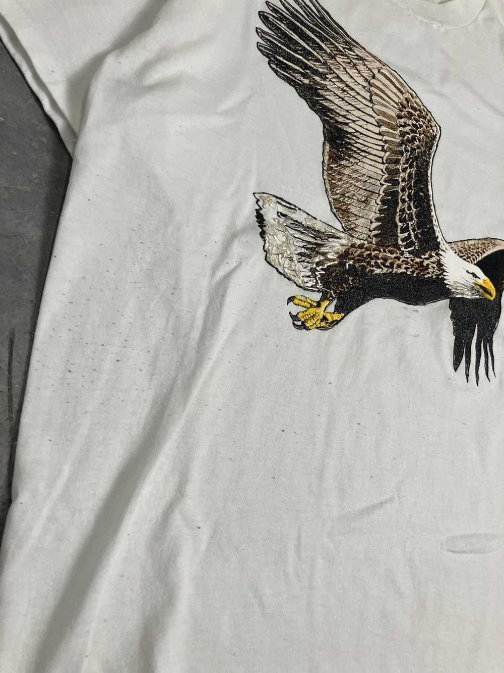 Single × Tee × Vintage Vintage 1990s Eagle Art Gr… - image 5