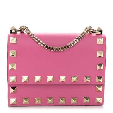 VALENTINO GARAVANI Calfskin Mini Rockstud Flap Co… - image 1