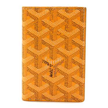 GOYARD Goyardine Saint Pierre Card Holder Yellow - image 1