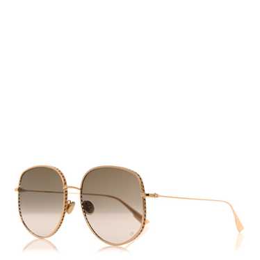 CHRISTIAN DIOR Metal Dior By Dior Sunglasses Gold - image 1