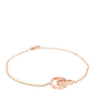 CARTIER 18K Pink Gold Interlocking LOVE Bracelet