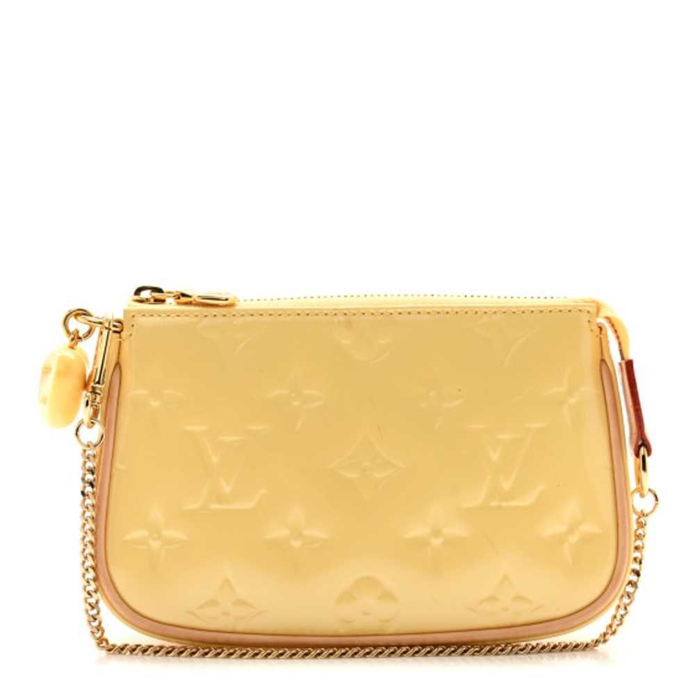 LOUIS VUITTON Metallic Vernis Valentine Mini Poch… - image 1