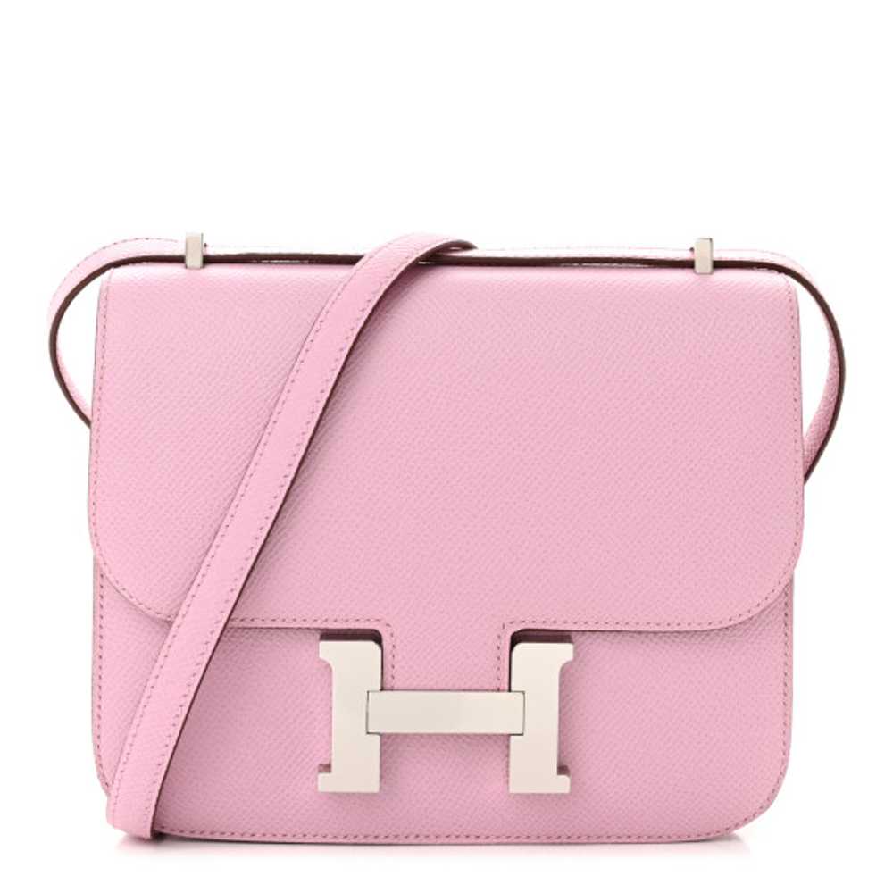 HERMES Epsom Constance 18 Mauve Sylvestre - image 1