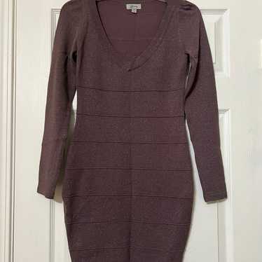 Guess Mauve Bodycon Dress (NWOT)