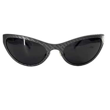 BALENCIAGA/Sunglasses/Plastic/BLK/WRAP AROUND - image 1