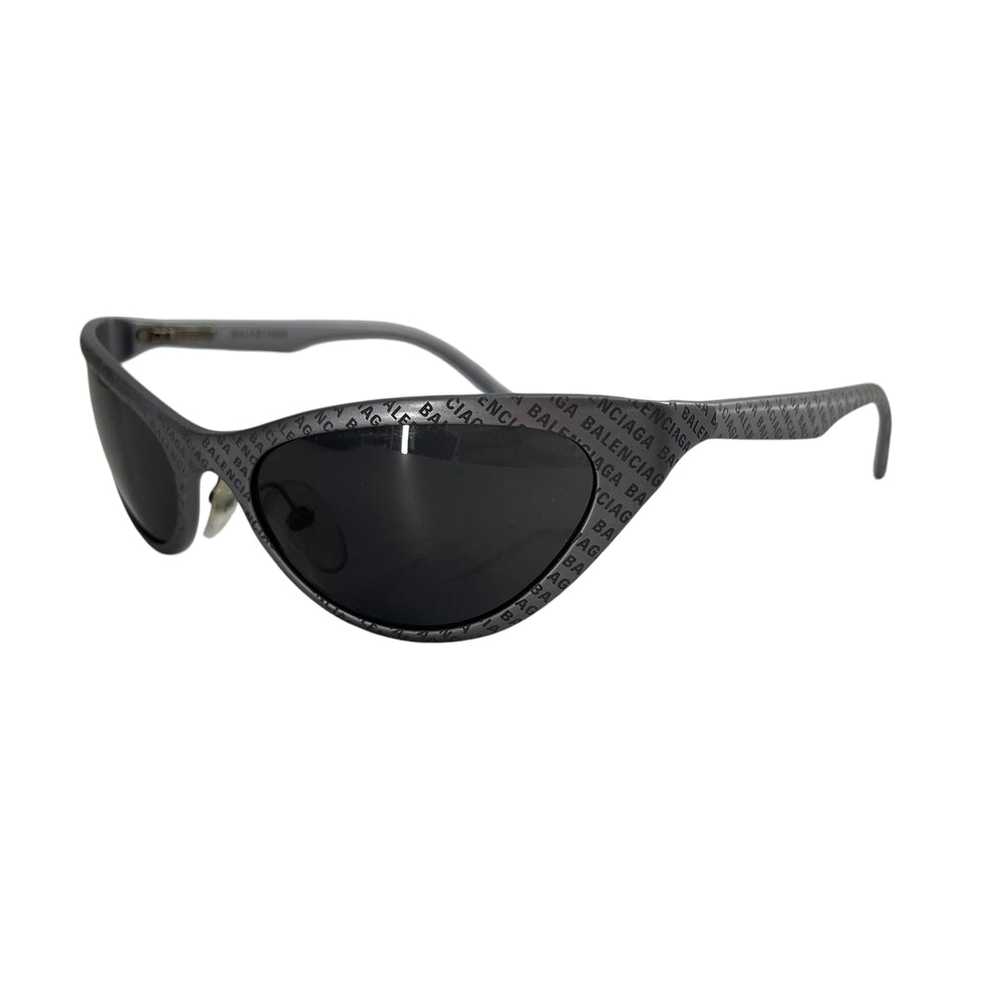 BALENCIAGA/Sunglasses/Plastic/BLK/WRAP AROUND - image 2