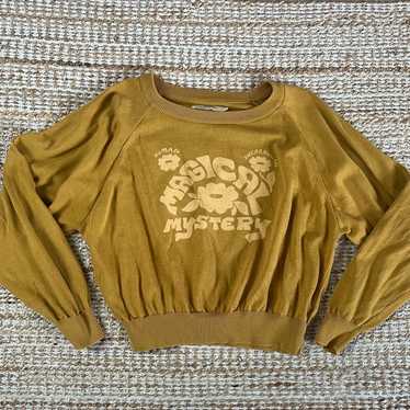 NWT Christy high quality Dawn The Sonny x Sun Keep Rust Sweater Sweatshirt Size Small