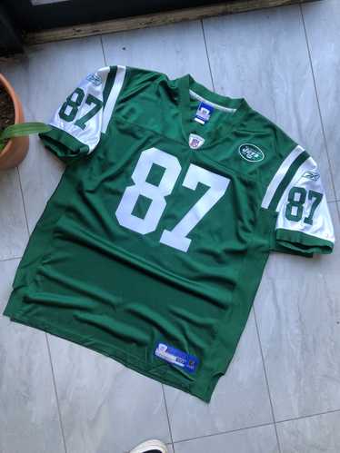 Vintage Reebok New York Jets Laveranues Coles Auth