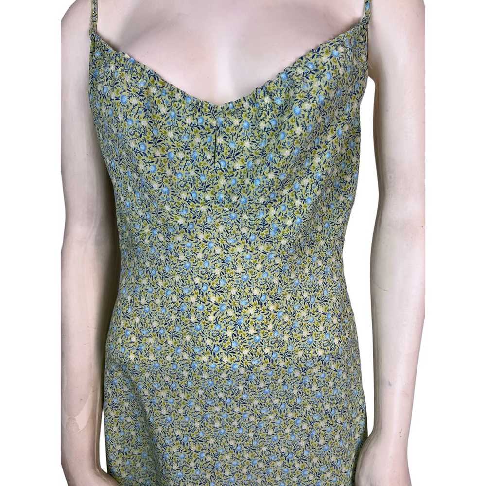 Express Green Sun Dress Y2K 90s Style 5 / 6 Grung… - image 2