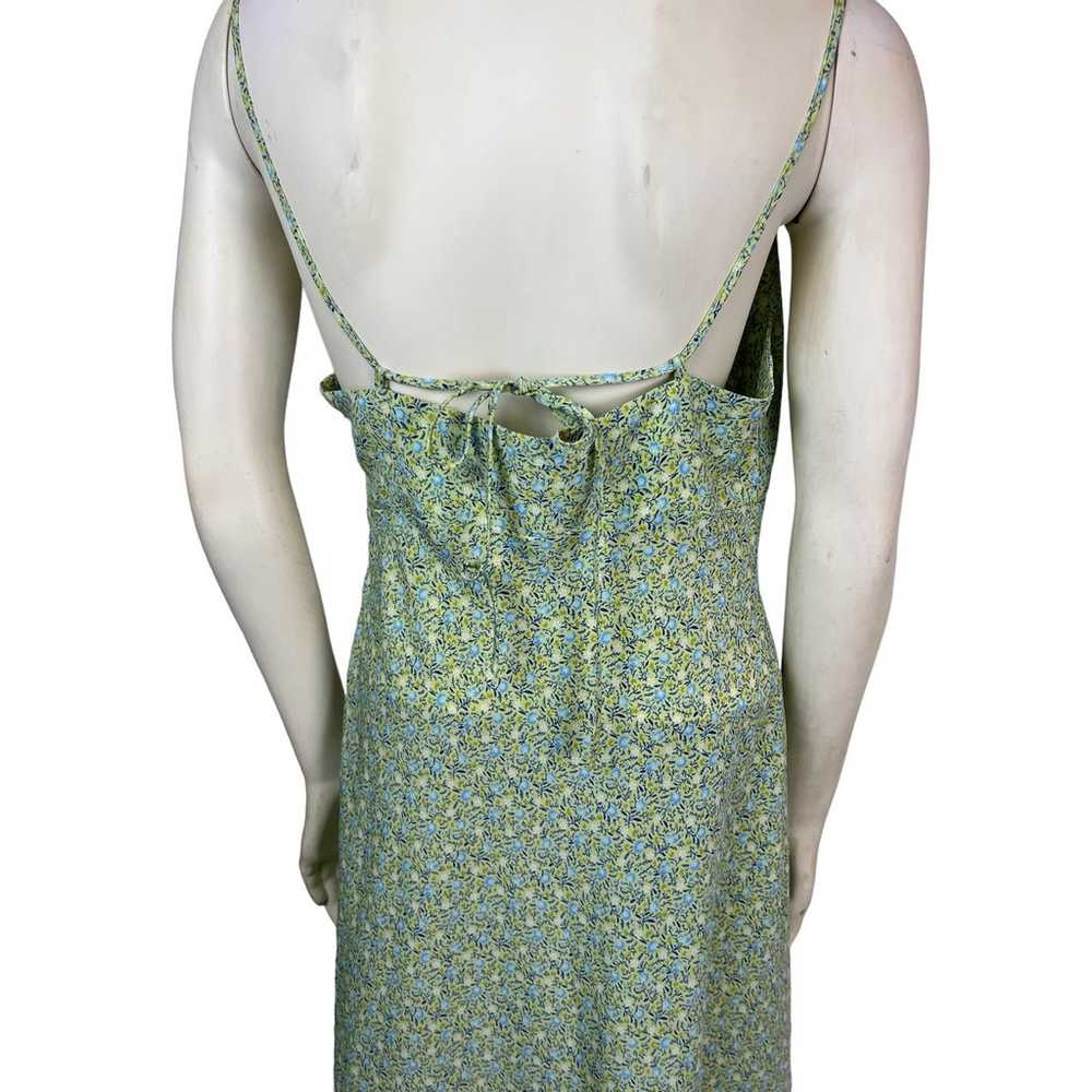 Express Green Sun Dress Y2K 90s Style 5 / 6 Grung… - image 7