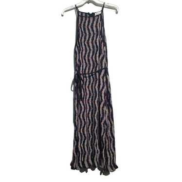 Vernacular Pleated Crepe Midi Dress