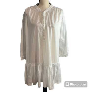 J. Crew | Women's White 100% Cotton Beachy Sheer S