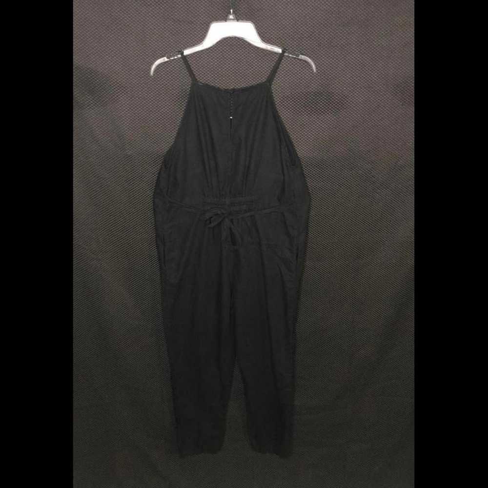 Zara Chic Black Sleeveless Jumpsuit - Size Medium - image 1