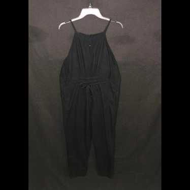 Zara Chic Black Sleeveless Jumpsuit - Size Medium - image 1