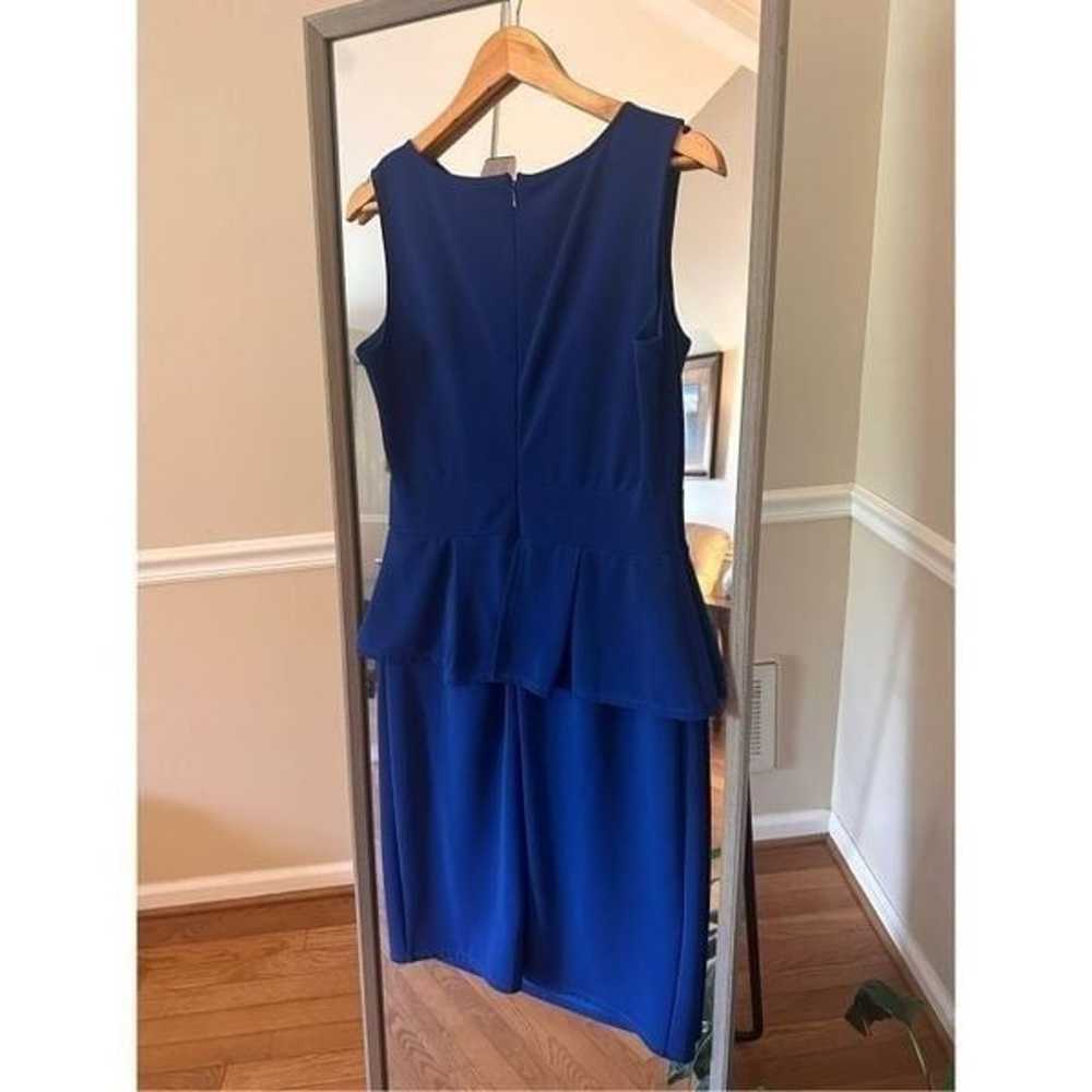 Monroe & Main Sheath Dress Blue Career Size 10 - image 2