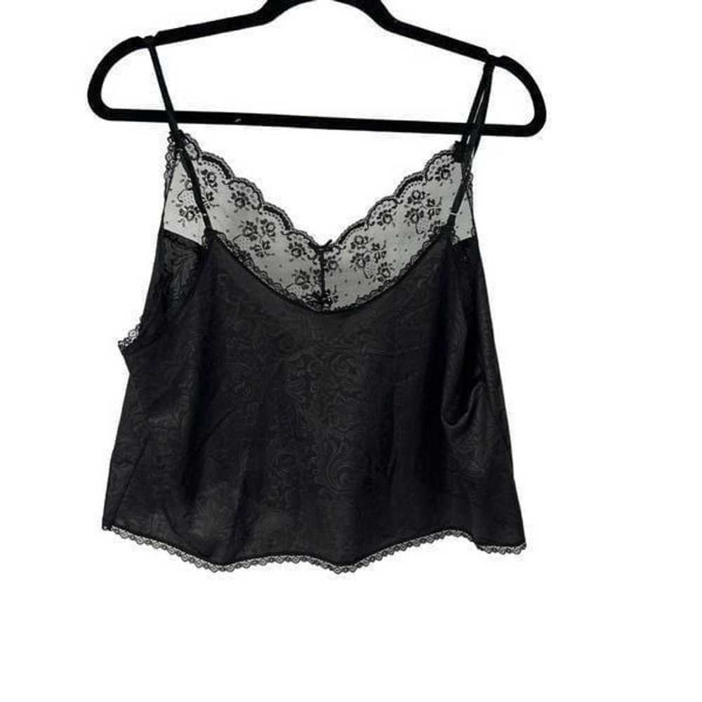 Vintage Petra Fashions Black Rosette Lace Crop To… - image 2