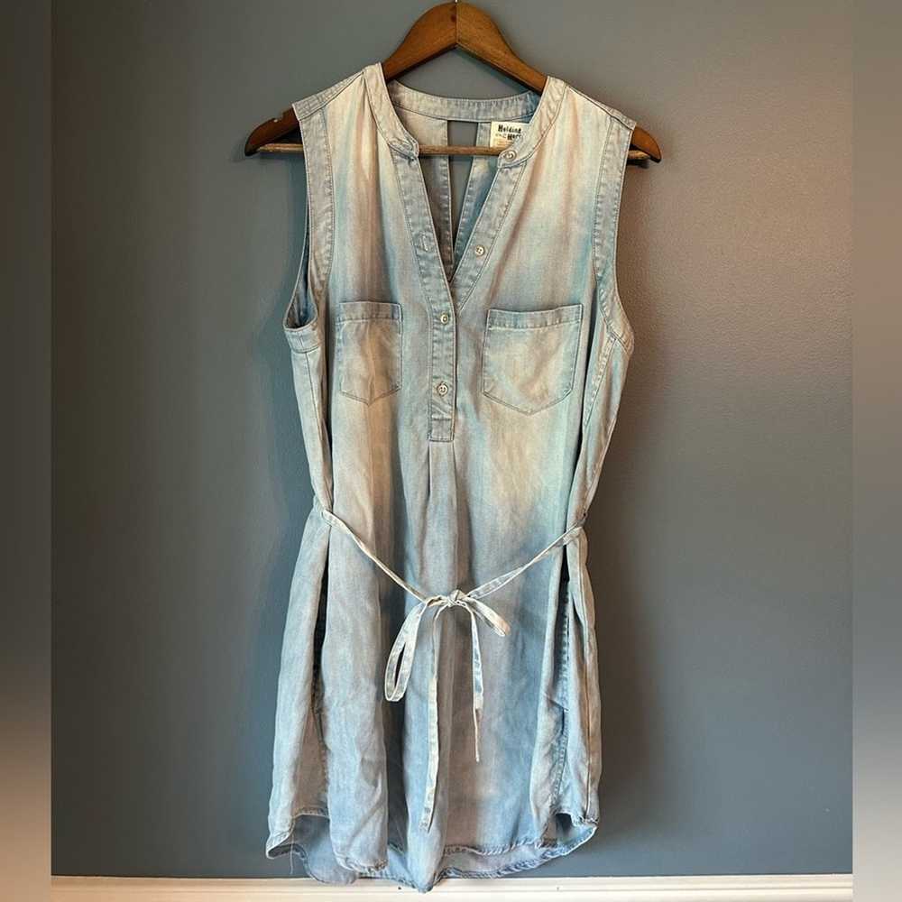 Anthropologie holding horses chambray shirtdress - image 3