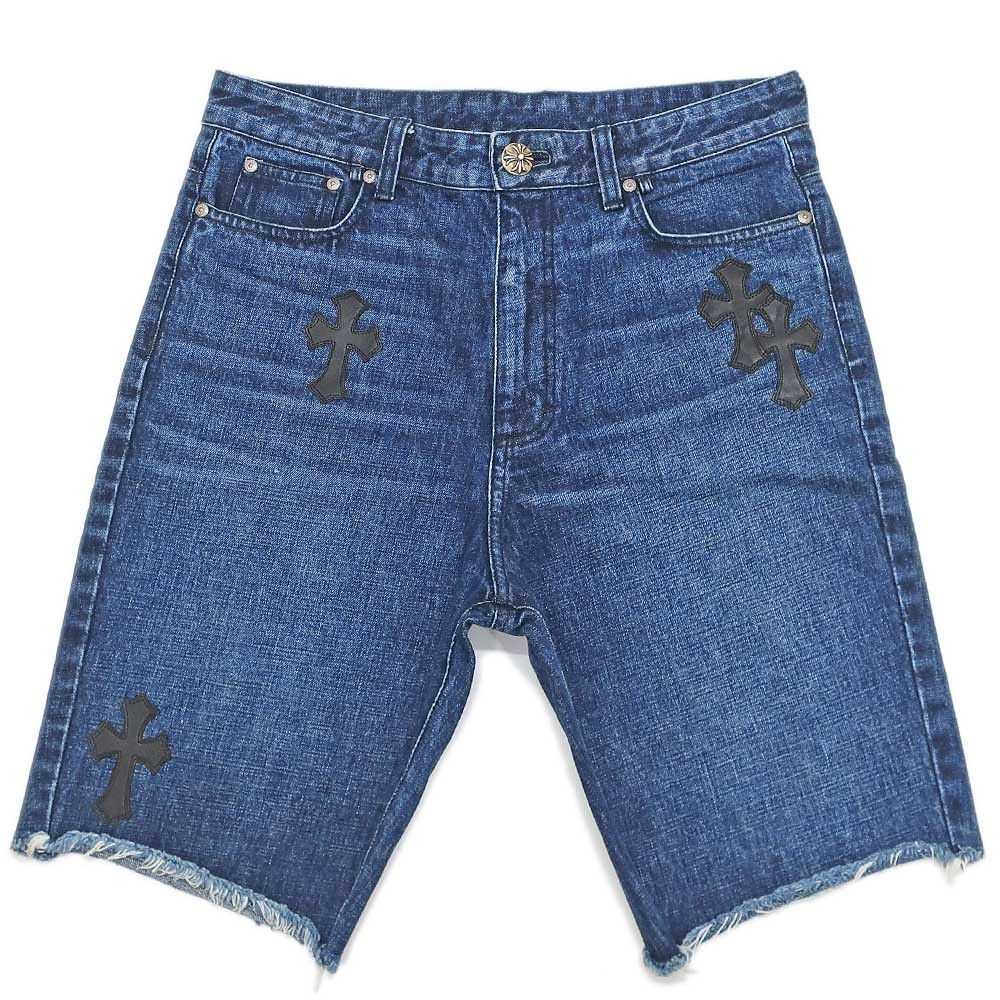 Chrome Hearts Chrome Hearts Cross Patch Denim Sho… - image 1