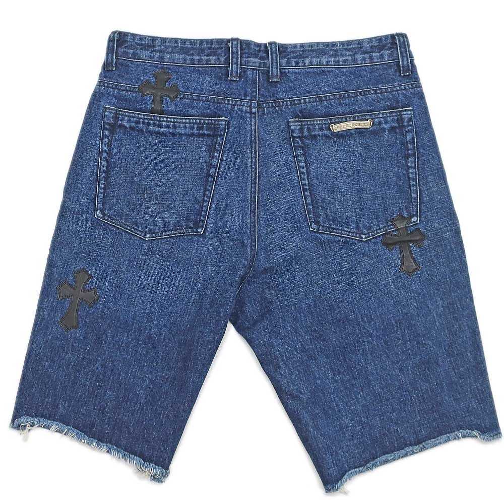 Chrome Hearts Chrome Hearts Cross Patch Denim Sho… - image 2