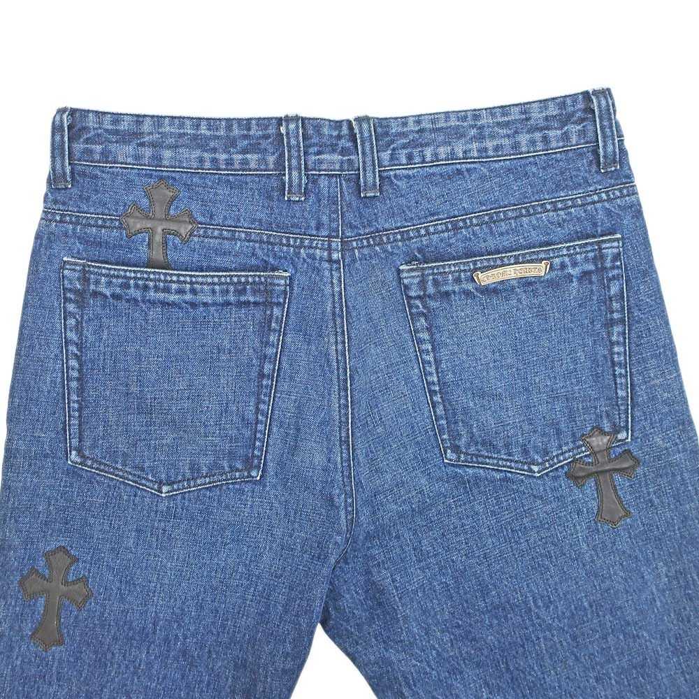 Chrome Hearts Chrome Hearts Cross Patch Denim Sho… - image 4