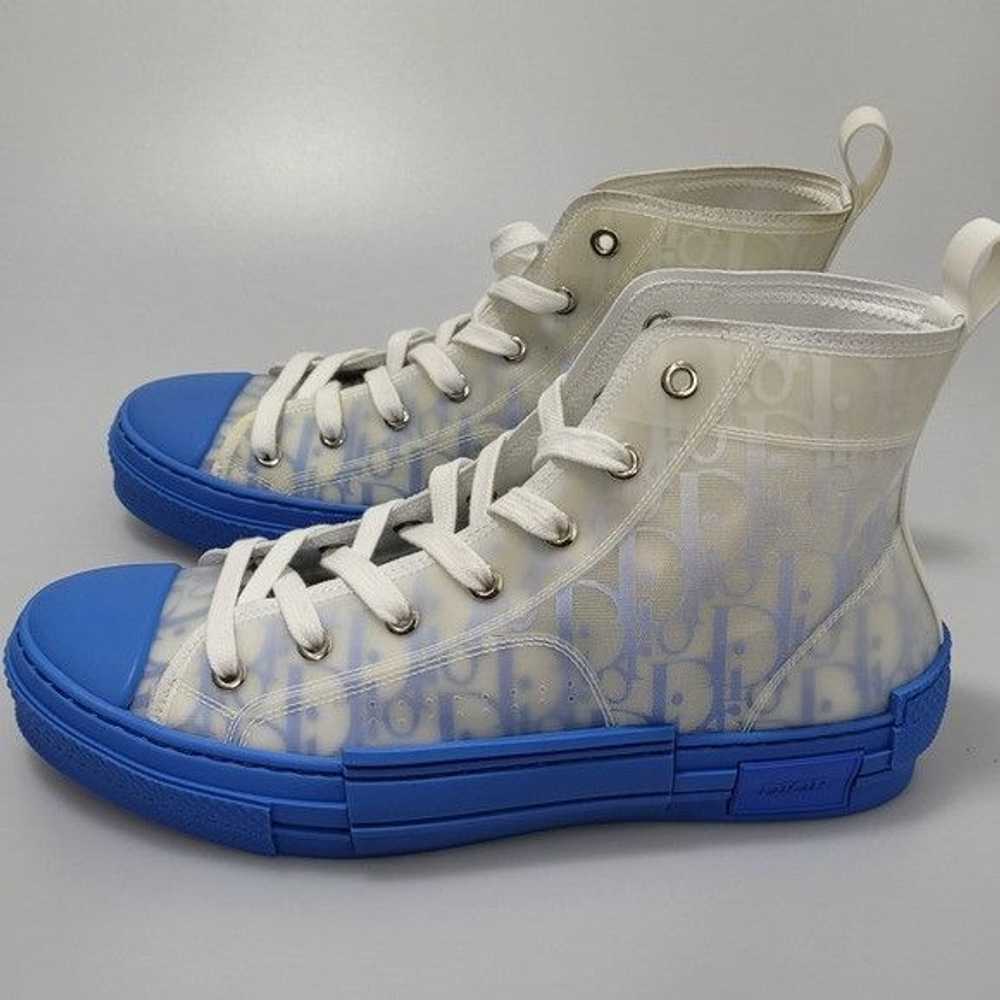 Dior Dior B23 High-Top Sneaker With Gradient Blue… - image 2