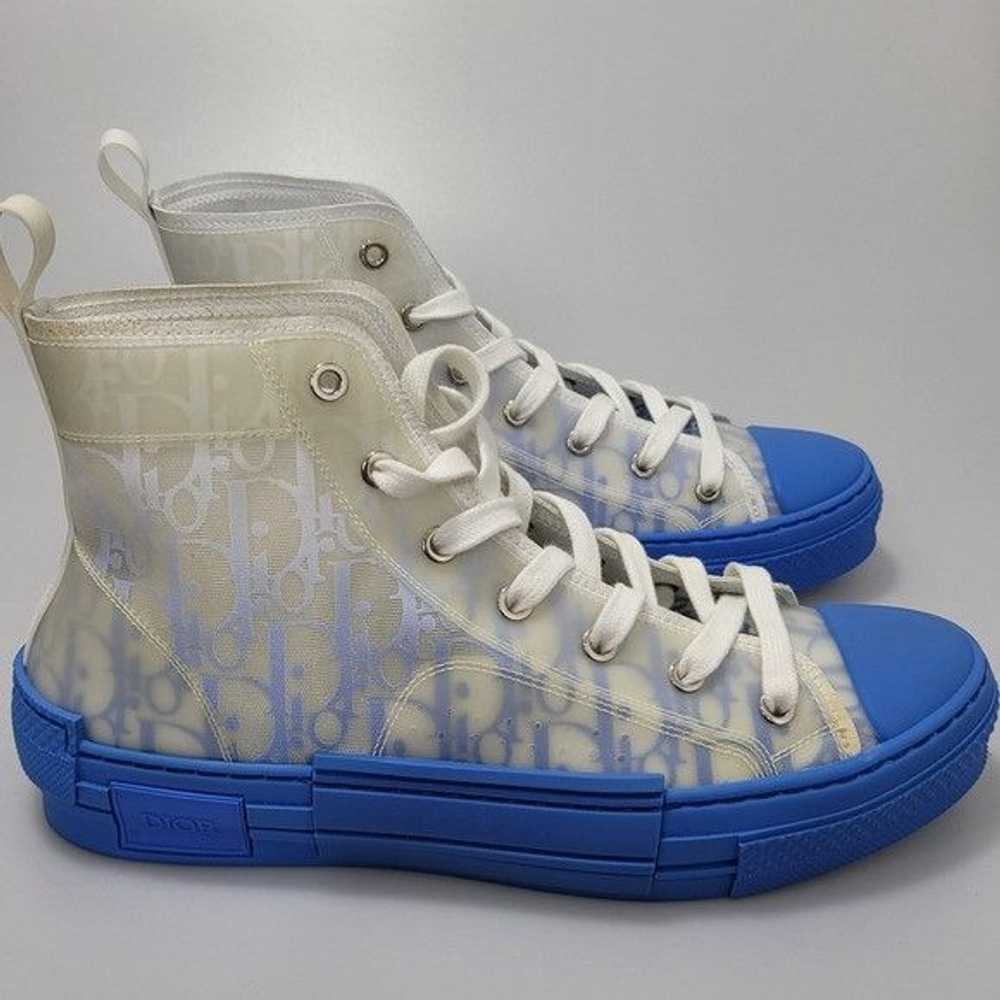 Dior Dior B23 High-Top Sneaker With Gradient Blue… - image 4