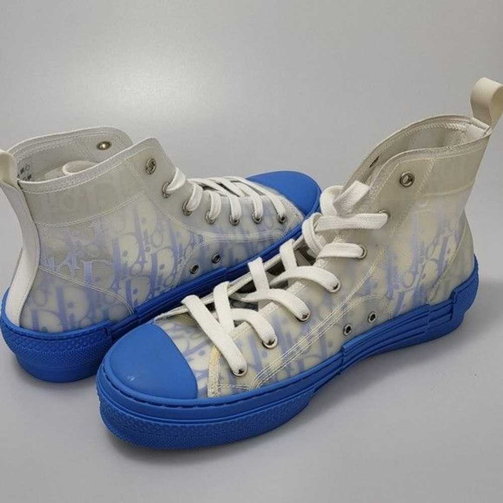 Dior Dior B23 High-Top Sneaker With Gradient Blue… - image 5