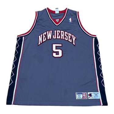 Vintage Mens Champion deals New Jersey Nets Jason Kidd Jersey Size 40-Navy Blue