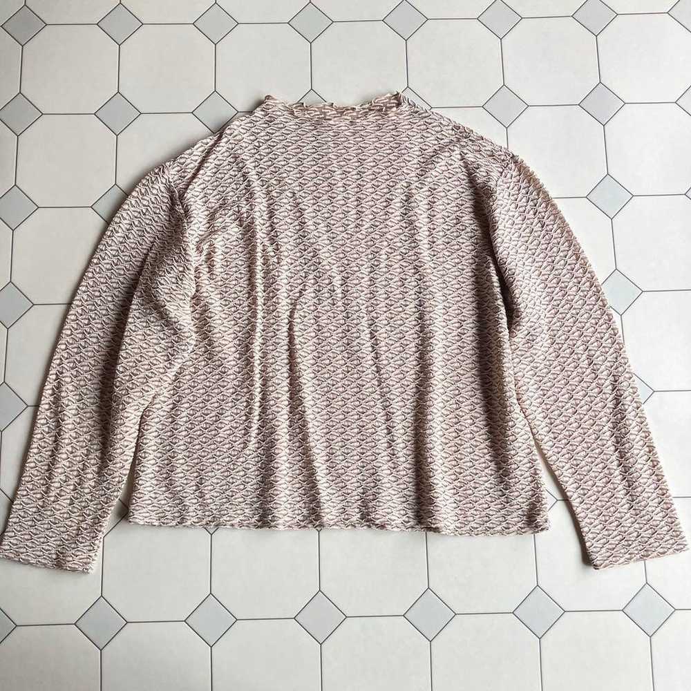 Used Retro Wavy Pattern Top Vintage Clothing - image 2