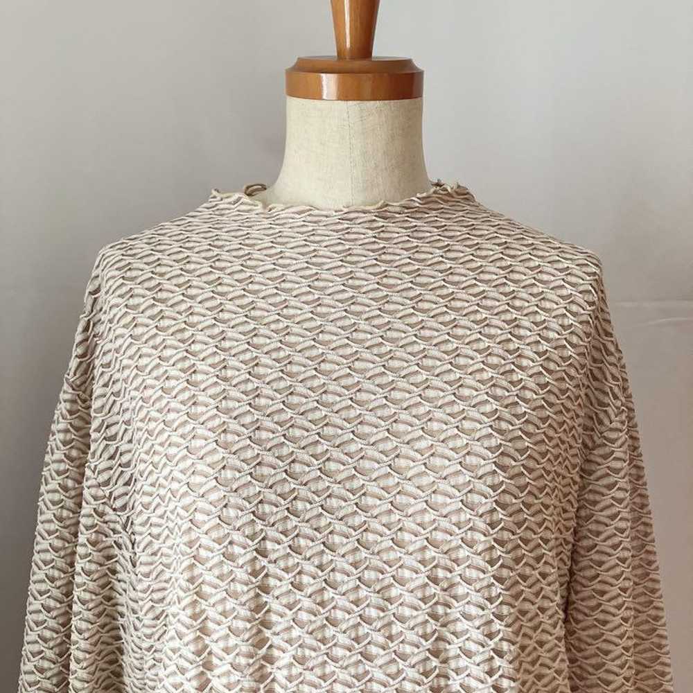 Used Retro Wavy Pattern Top Vintage Clothing - image 7