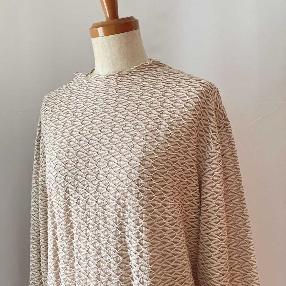 Used Retro Wavy Pattern Top Vintage Clothing - image 9