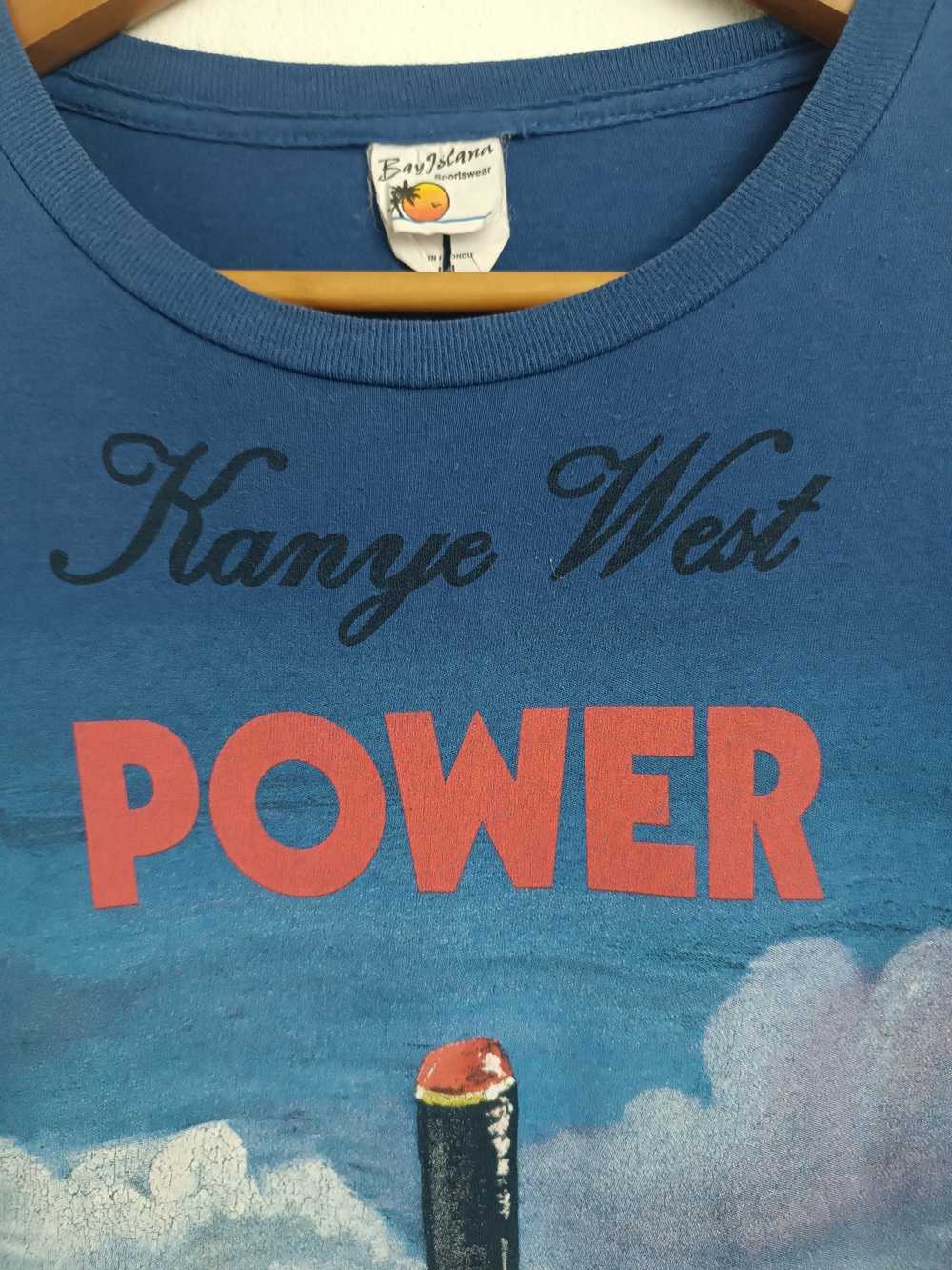 Rap Tees × Vintage VINTAGE KANYE WEST POWER OVER … - image 10