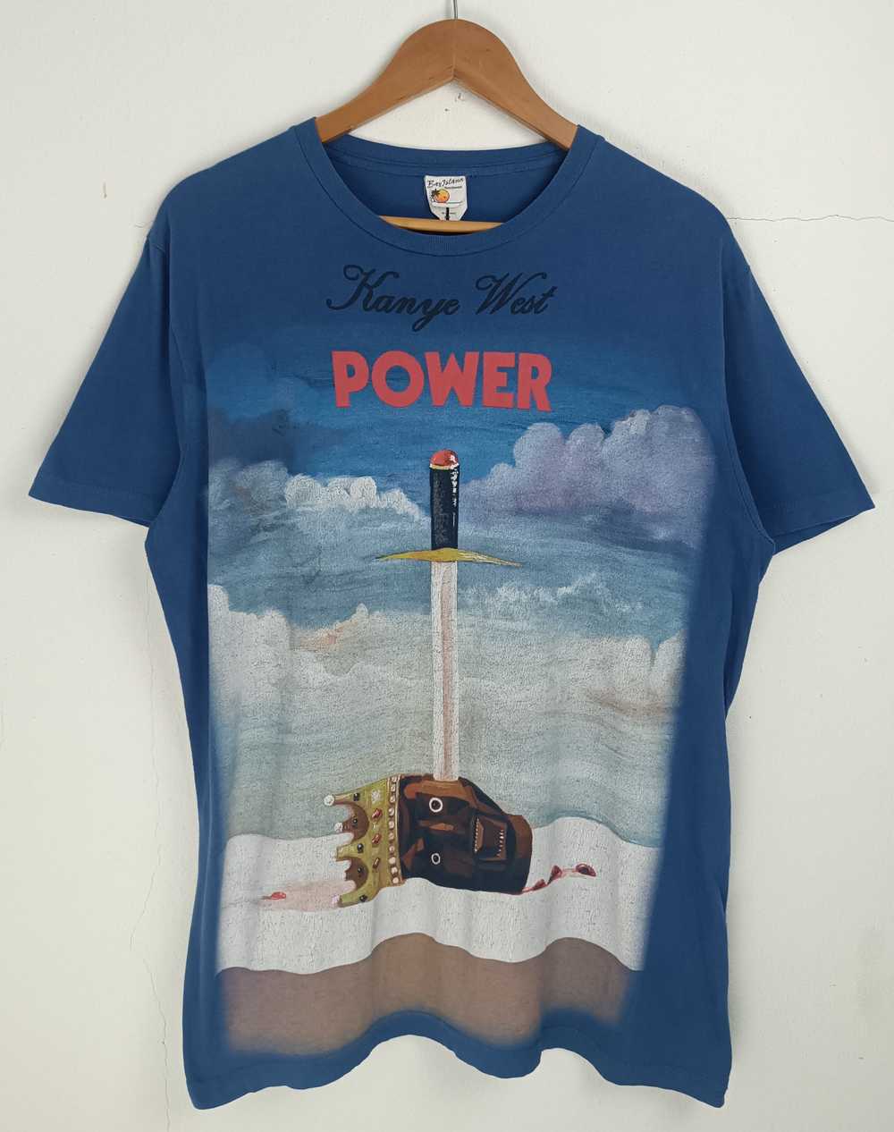 Rap Tees × Vintage VINTAGE KANYE WEST POWER OVER … - image 3