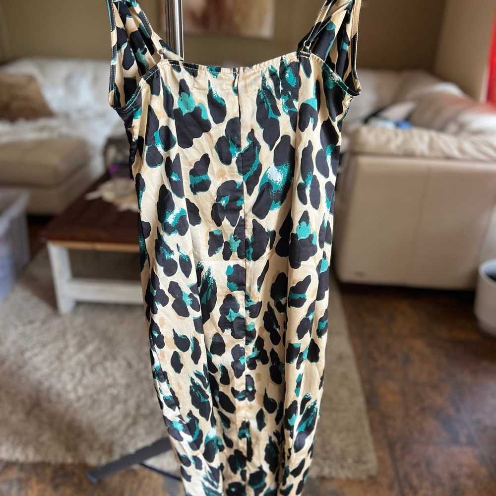 PLT- Bodycon leopard slit Dress - image 9