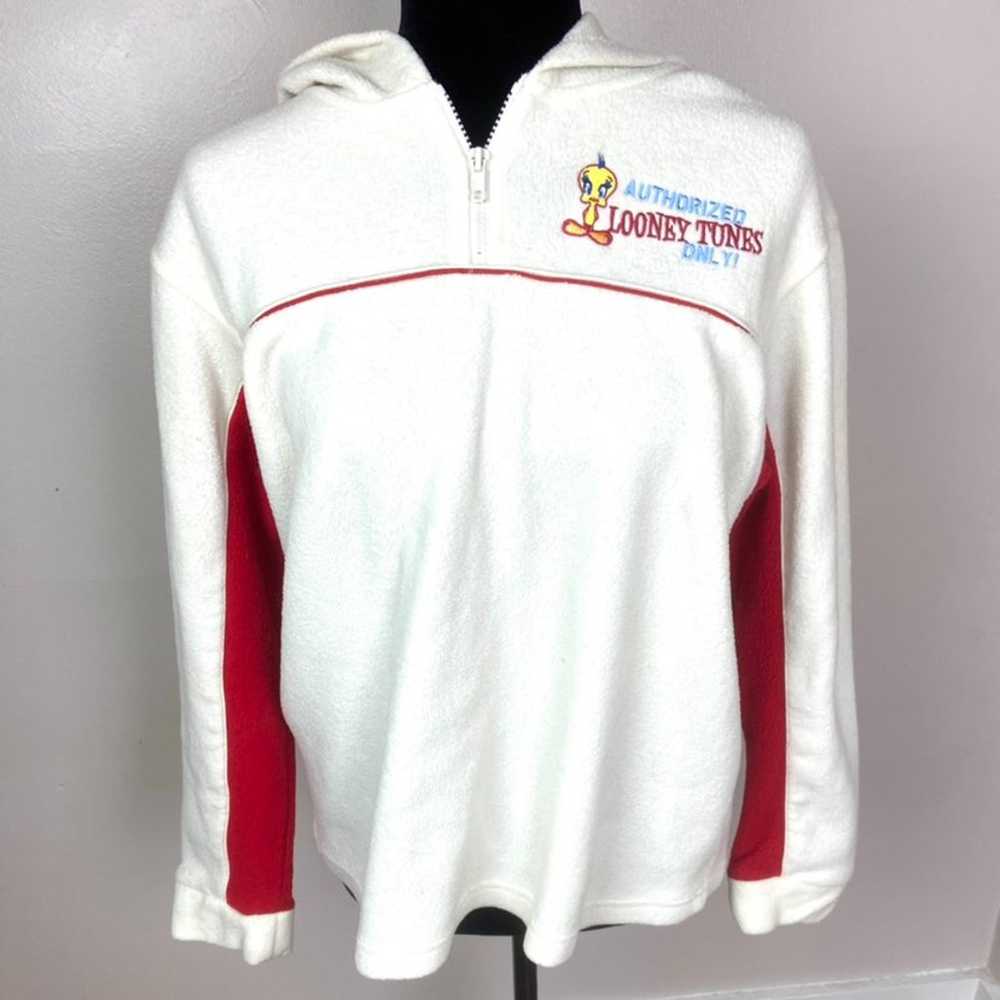 Vintage Looney Tunes Fleece Hoodie - image 1